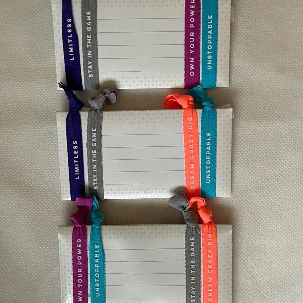 NWT Athleta Girl Motivation Hair Ties 3-Pack